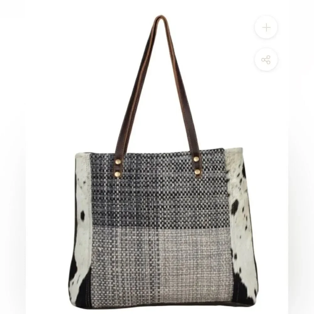 Myra Bag Ruffy-Tuffy Tote Bag NWT